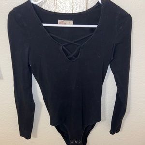 Hollister Black bodysuit